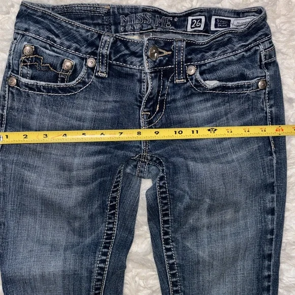Miss Me Sunny ☀️ Low-Rise Skinny Jeans, Size 26 - Picture 10 of 16